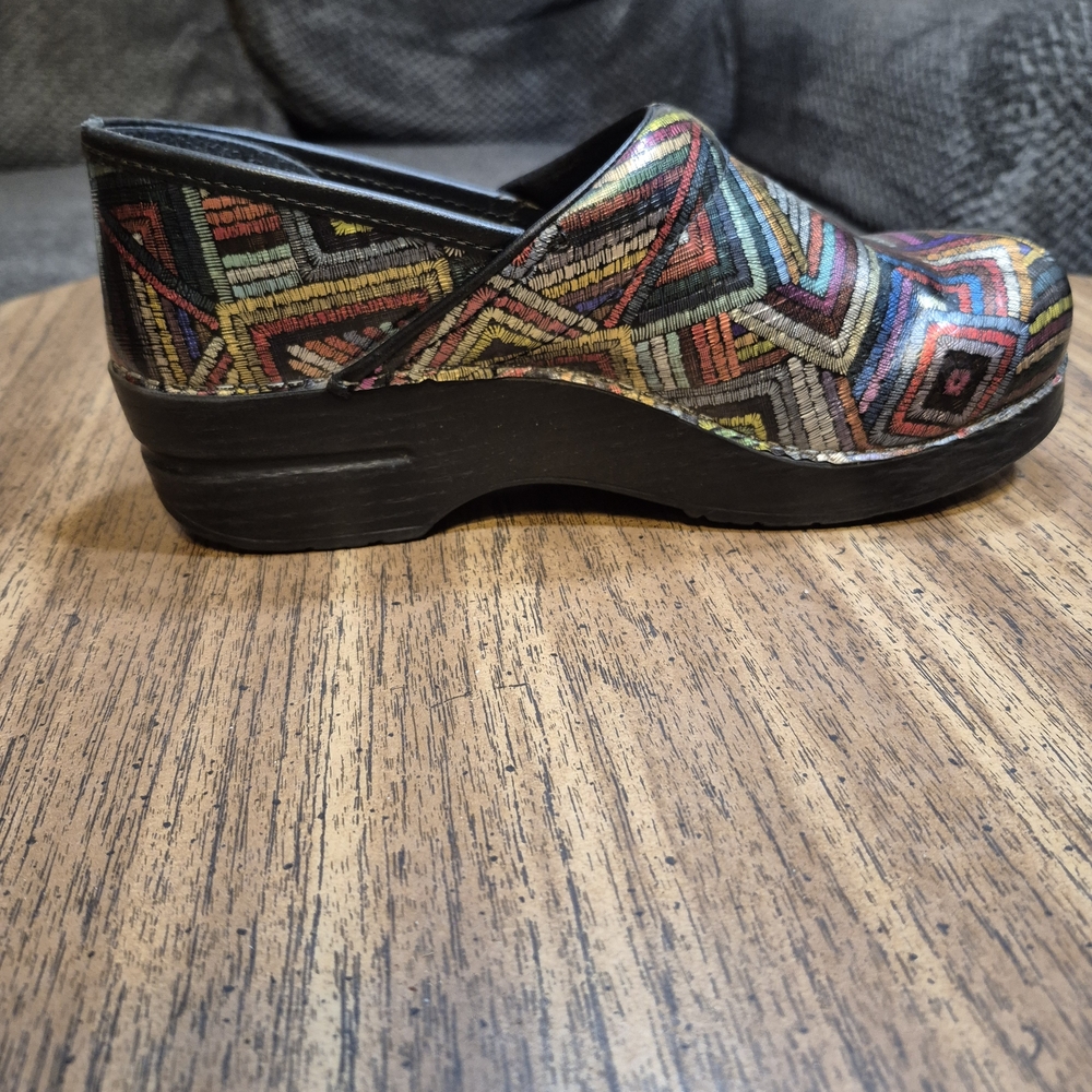 Dansko Multicolor Geometric Mules - image 7